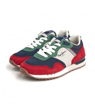 Pepe Jeans London Forest B chaussures rouge