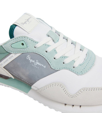 Pepe Jeans London Glam green trainers