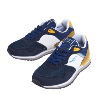 Pepe Jeans London Life B navy trainers