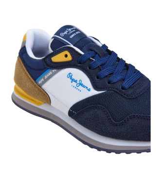 Pepe Jeans London Life B navy trainers