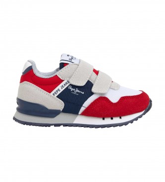 Pepe Jeans London May Sneakers wei, rot