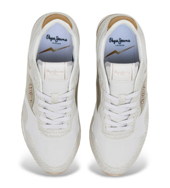 Pepe Jeans Londen Mix Sneakers wit, grijs