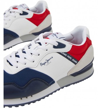 Pepe Jeans London One club, baskets multicolores