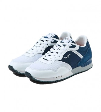 Pepe Jeans Sneakers London One Road blu navy, bianche