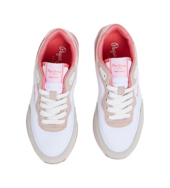 Pepe Jeans London Seal Sneakers blanc, rose