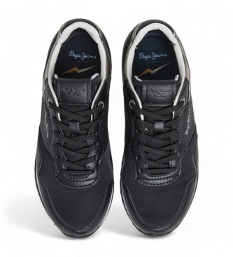 Pepe Jeans Londen Slang Sneakers zwart