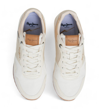 Pepe Jeans Scarpe da ginnastica London Snake beige