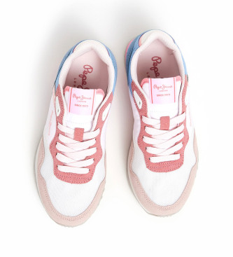 Pepe Jeans Londen Urban Sneakers wit, roze