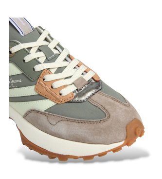Pepe Jeans Lucky Max green sneakers