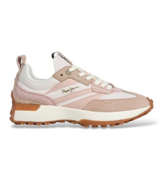 Pepe Jeans Lucky Printy pink sneakers