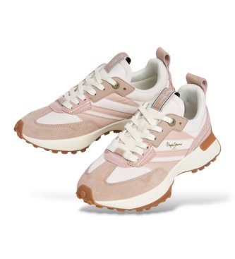 Pepe Jeans Lucky Printy pink sneakers