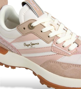 Pepe Jeans Lucky Printy pink sneakers