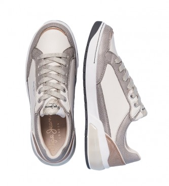 Pepe Jeans Sneaker Marble Glam bianco sporco