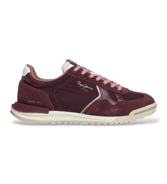 Pepe Jeans Marvin Muse maroon sneakers