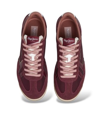 Pepe Jeans Marvin Muse maroon sneakers