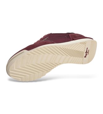Pepe Jeans Marvin Muse maroon sneakers