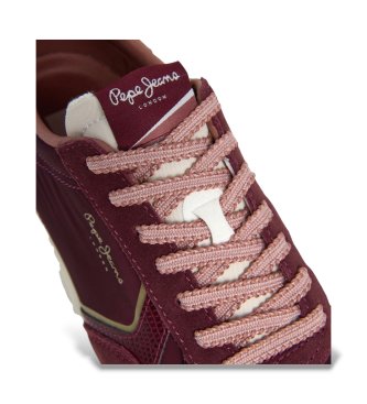 Pepe Jeans Marvin Muse maroon sneakers