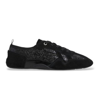 Pepe Jeans Sneakersy Noa Glitter czarne