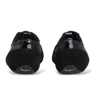 Pepe Jeans Sneakersy Noa Glitter czarne