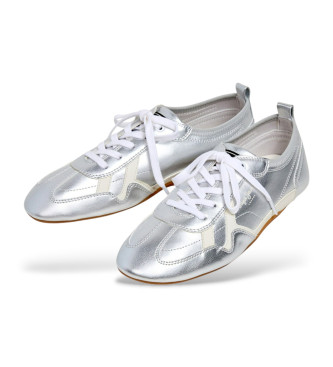 Pepe Jeans Tr�ningssko Noa Shine s�lv