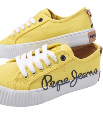 Pepe Jeans Trainers Ottis Log yellow