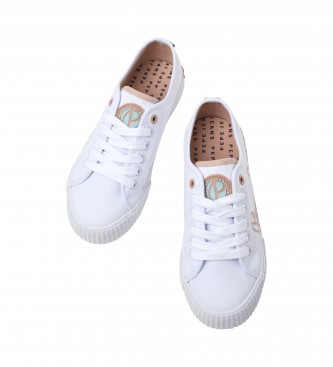 Pepe Jeans Sneakers Ottis Log G bianche