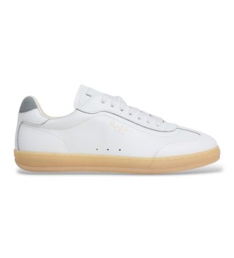 Pepe Jeans Off-white Ball Plain leather sneakers