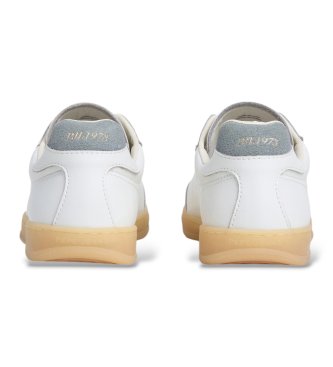 Pepe Jeans Off-white Ball Plain leather sneakers