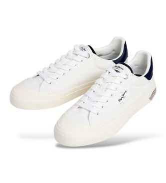 Pepe Jeans Taylor Break sneakers knækket hvid