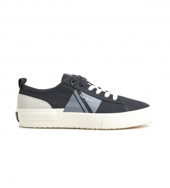 Pepe Jeans Scarpe vulcanizzate Allen Flag nere