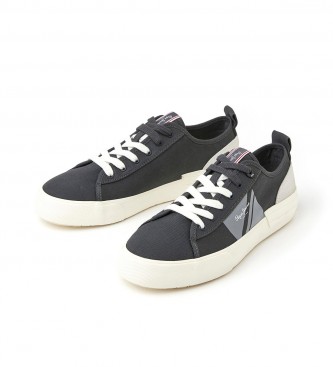 Pepe Jeans Scarpe vulcanizzate Allen Flag nere
