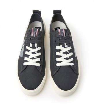 Pepe Jeans Scarpe vulcanizzate Allen Flag nere