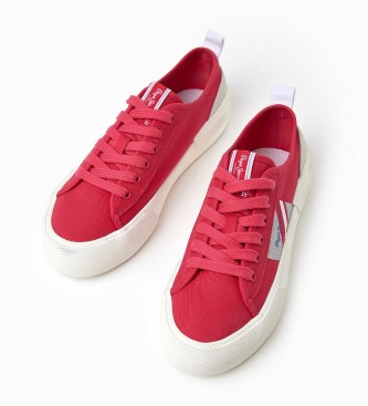 Pepe Jeans Vulcanised Sneakers Allen Flag red