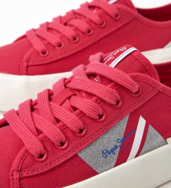 Pepe Jeans Vulcanised Sneakers Allen Flag red