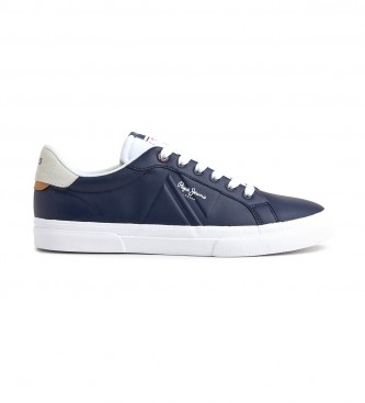 Pepe Jeans Scarpe vulcanizzate con bandiera Kenton blu scuro