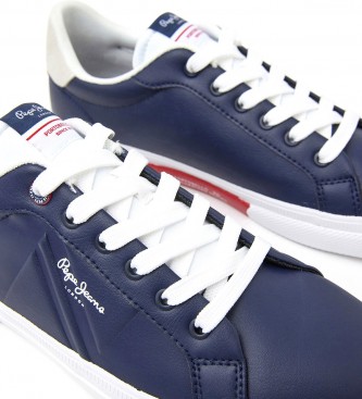 Pepe Jeans Vulkanisierte Turnschuhe Kenton Flag navy