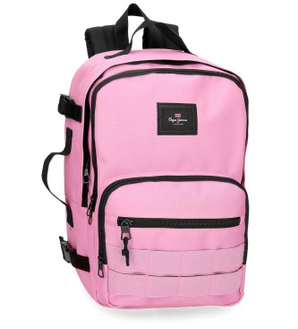 Pepe Jeans Backpack 40cm Aris Colorful pink