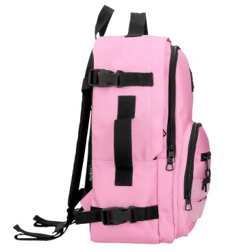 Pepe Jeans Backpack 40cm Aris Colorful pink