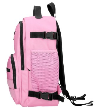 Pepe Jeans Backpack 40cm Aris Colorful pink