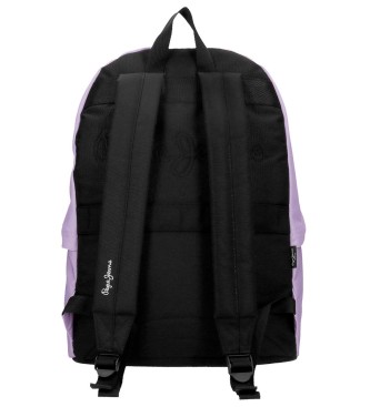Pepe Jeans Aris Colorful Lilac backpack with case
