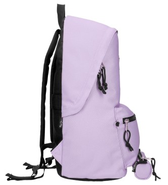 Pepe Jeans Aris Colorful Lilac backpack with case