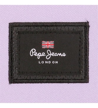 Pepe Jeans Aris Colorful Lilac backpack with case
