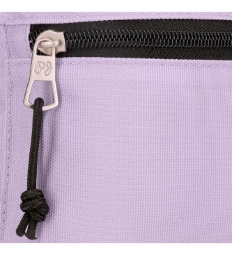 Pepe Jeans Aris Colorful Lilac backpack with case