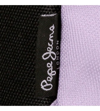 Pepe Jeans Aris Colorful Lilac backpack with case