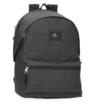 Pepe Jeans Sac  dos Aris Evergreen gris fonc