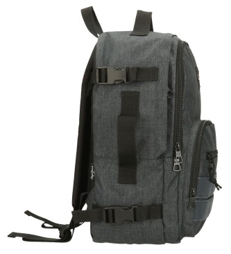 Pepe Jeans Zaino Evergreen 40 cm Grigio scuro