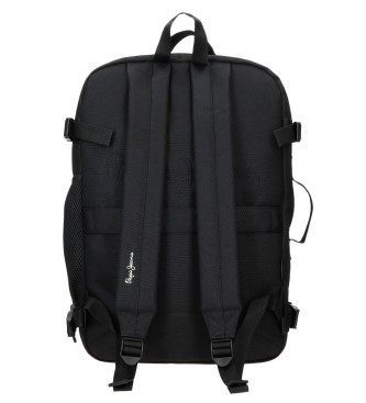 Pepe Jeans Plecak 44cm Aris Evergreen czarny