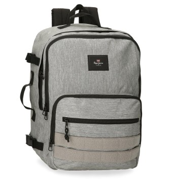 Pepe Jeans Mochila Evergreen 44cm gris