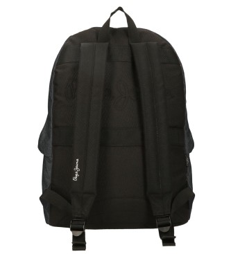 Pepe Jeans Aris Evergreen mrkgr ryggsck med fodral