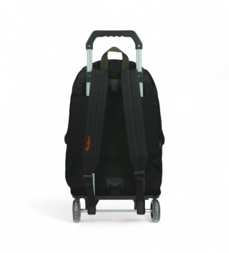 Pepe Jeans Mochila 44cm. com trolley verde